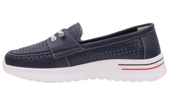 Damenschuhe durchbrochene Mokassins