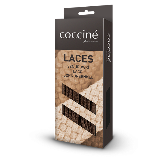 COCCINE Runde Schnürsenkel für Alltagsschuhe 120 cm
