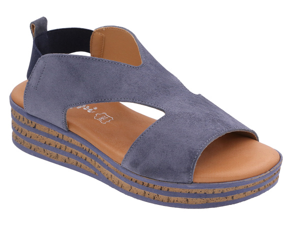 Damensandalen mit Gummiband