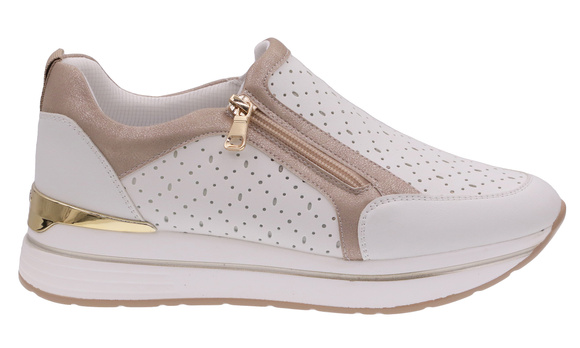 Damen Sportschuhe Sneakers mit Reißverschluss