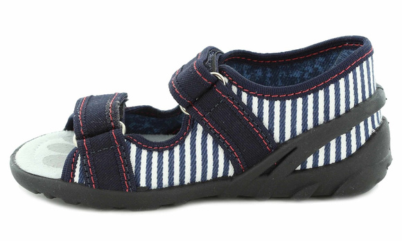 Kinder Textil Hausschuhe, Klettsandalen
