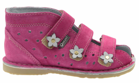 Kinder-Schutzpantoffeln mit Thomas-Absatz mit Klettverschluss