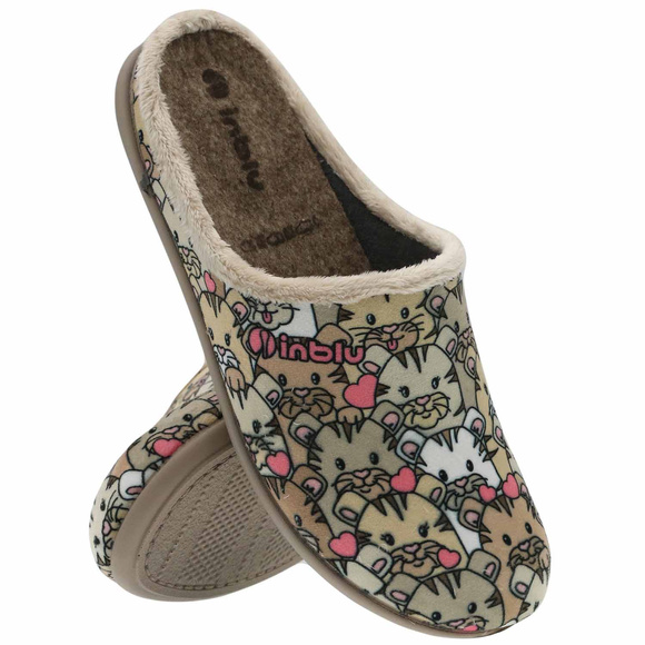 Damen Hausschuhe Hausschuhe Katzen