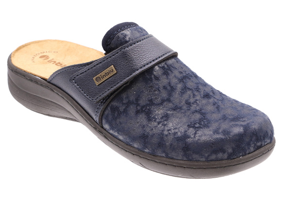 Damen Hausschuhe mit Klettverschluss