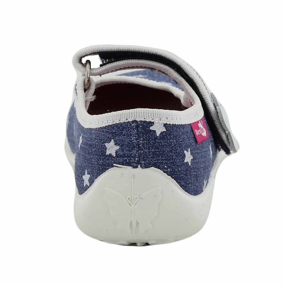 Kinder Hausschuhe Textilschuhe mit Klettverschluss