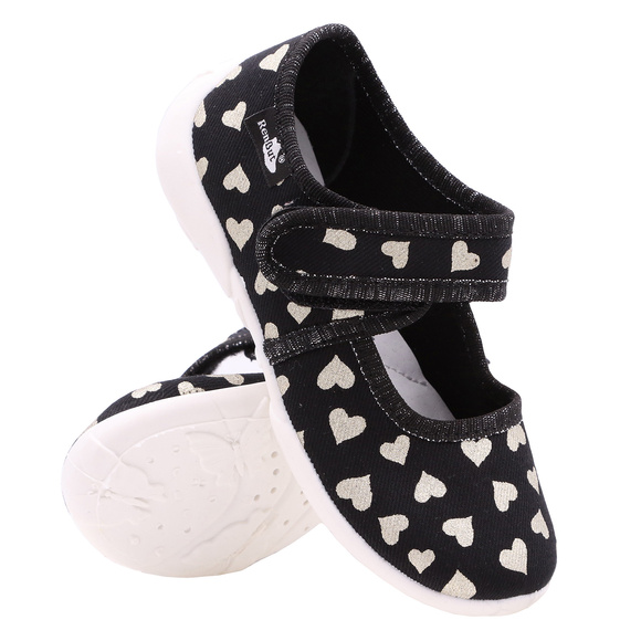 Kinder Hausschuhe Textilschuhe mit Klettverschluss