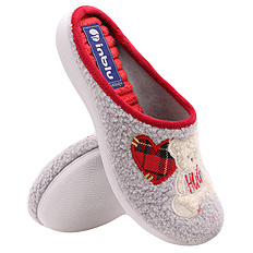 Damen Hausschuhe warm massieren Home Schuhe Teddybär