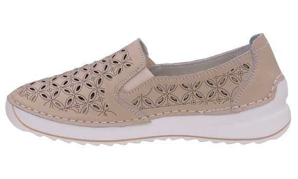 Damenschuhe Mokassins mit Gummizug