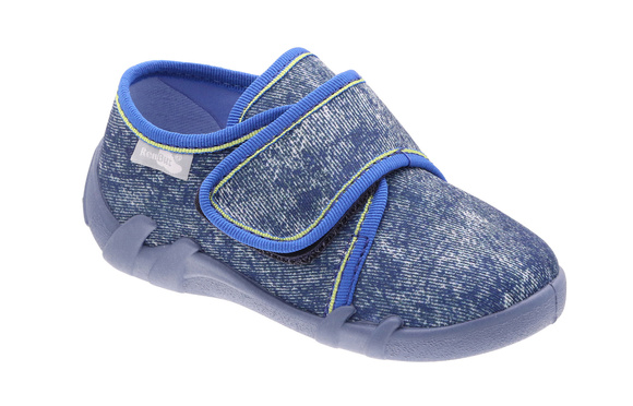 Kinder Hausschuhe Textilschuhe mit Klettverschluss