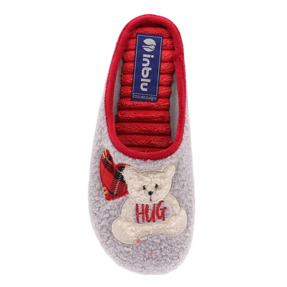 Damen Hausschuhe warm massieren Home Schuhe Teddybär