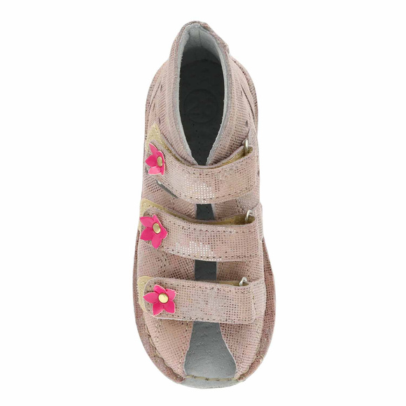 Kinder-Schutzpantoffeln mit Thomas-Absatz mit Klettverschluss