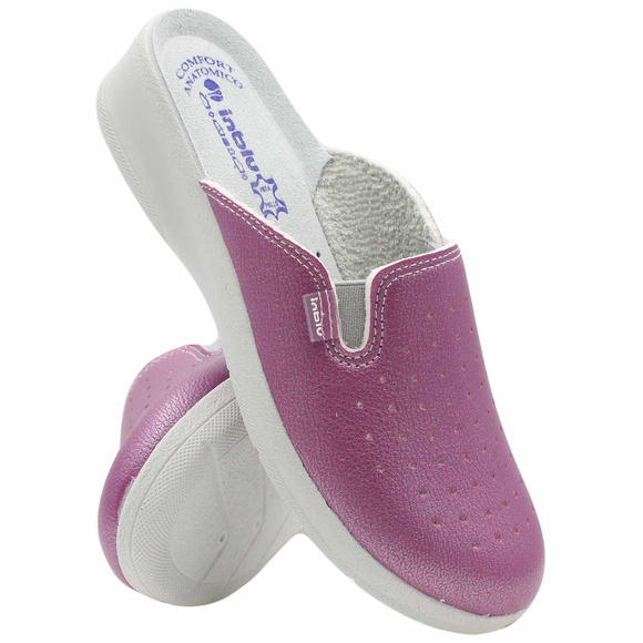 Medizinische Damenpantoffeln mit Gummizug