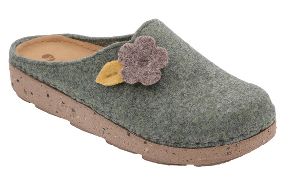 Damen Hausschuhe Filz Hausschuhe Blätter