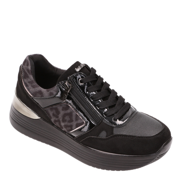 Sportliche Damen-Turnschuhe mit Reißverschluss