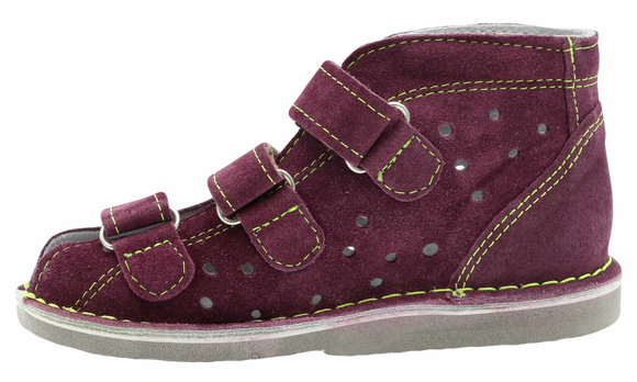 Kinder-Schutzpantoffeln mit Thomas-Absatz mit Klettverschluss