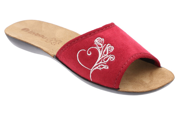Niedrige Hausschuhe ohne Zehen Damen Hausschuhe Stickerei