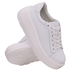 Damenschuhe Sneakers auf der Plattform