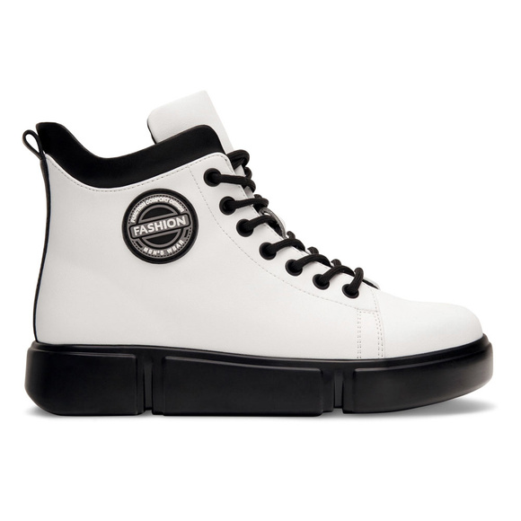 Damen Winterstiefel zum Schnüren mit Reißverschluss