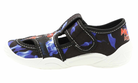 Kinder Hausschuhe Textilschuhe mit Klettverschluss