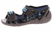 Kinder Textil Hausschuhe Sandalen mit Klettverschluss