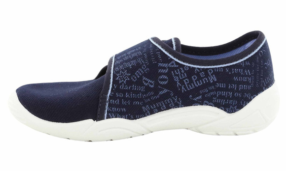 Kinder-Textilhausschuhe mit Klettverschluss