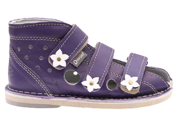 Kinder-Schutzpantoffeln mit Thomas-Absatz mit Klettverschluss