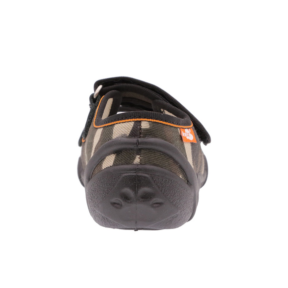 Kinder Textil Hausschuhe Sandalen mit Klettverschluss