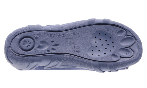 Kinder Textil Hausschuhe Sandalen mit Klettverschluss