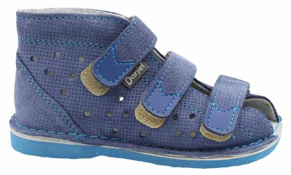 Kinder-Schutzpantoffeln mit Thomas-Absatz mit Klettverschluss