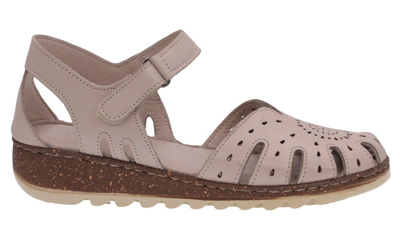 Prophylaxesandalen für Damen mit Vollklettverschluss