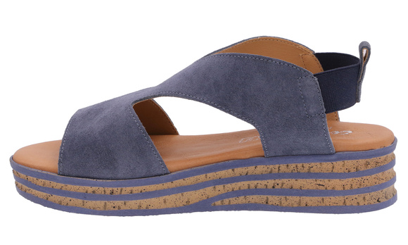 Damensandalen mit Gummiband