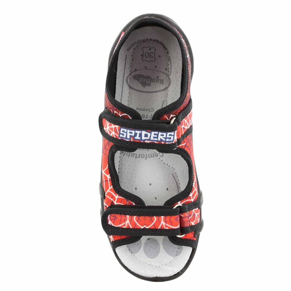 Kinder Textil Hausschuhe Sandalen mit Klettverschluss