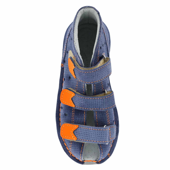 Kinder-Schutzpantoffeln mit Thomas-Absatz mit Klettverschluss