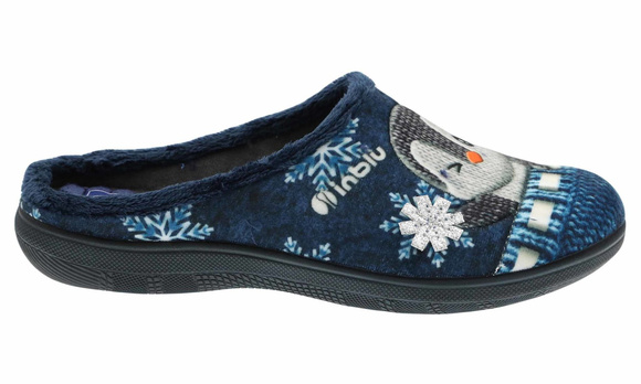 Damen Hausschuhe Hausschuhe Pinguin Schnee