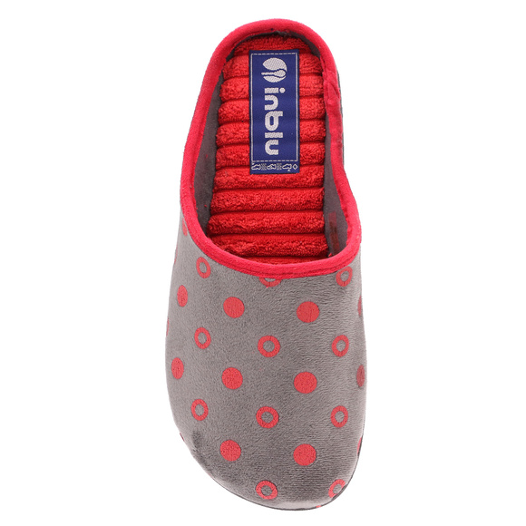 Damen Hausschuhe warm massieren Home Schuhe Polka Dots