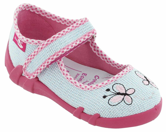 Kinder Hausschuhe Textilschuhe mit Klettverschluss