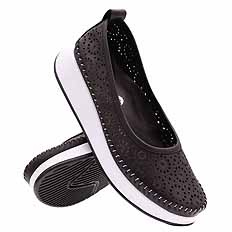 Damenschuhe durchbrochene Ballerinas