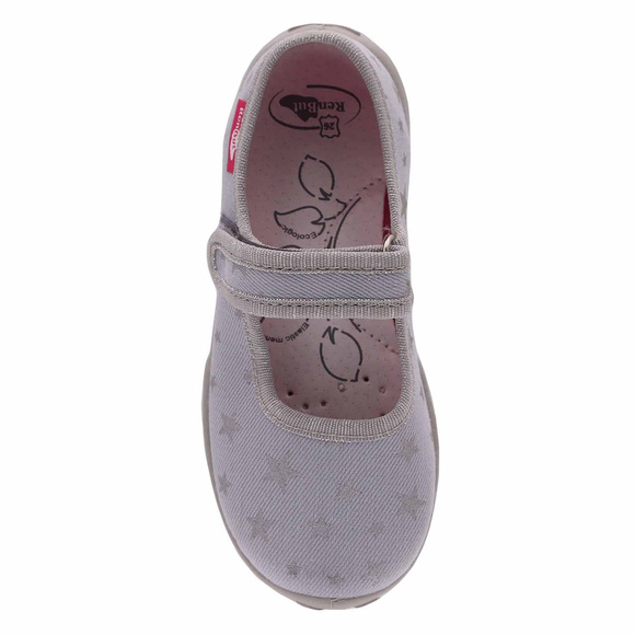 Kinder Hausschuhe Textilschuhe mit Klettverschluss