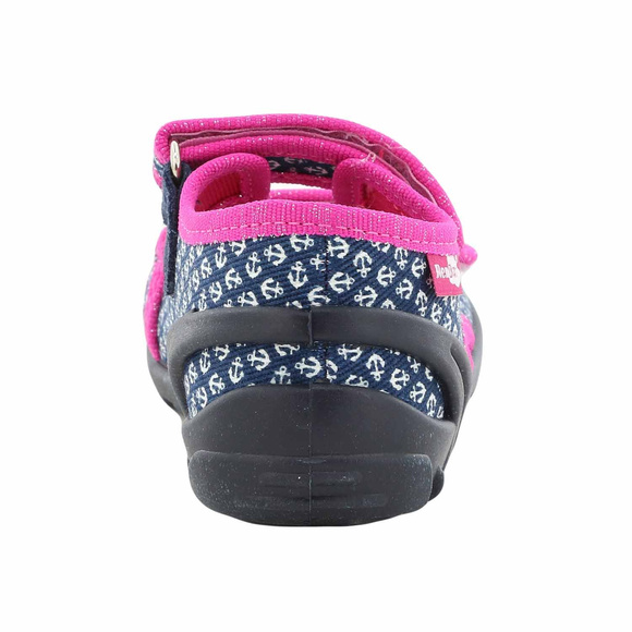 Kinder Textil Hausschuhe, Klettsandalen