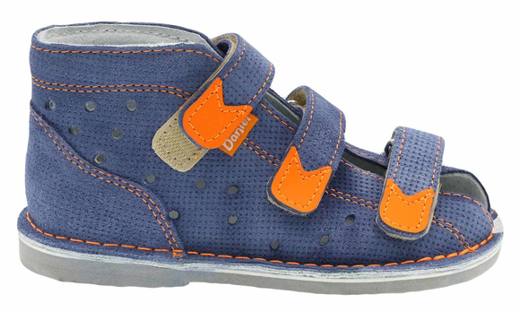 Kinder-Schutzpantoffeln mit Thomas-Absatz mit Klettverschluss