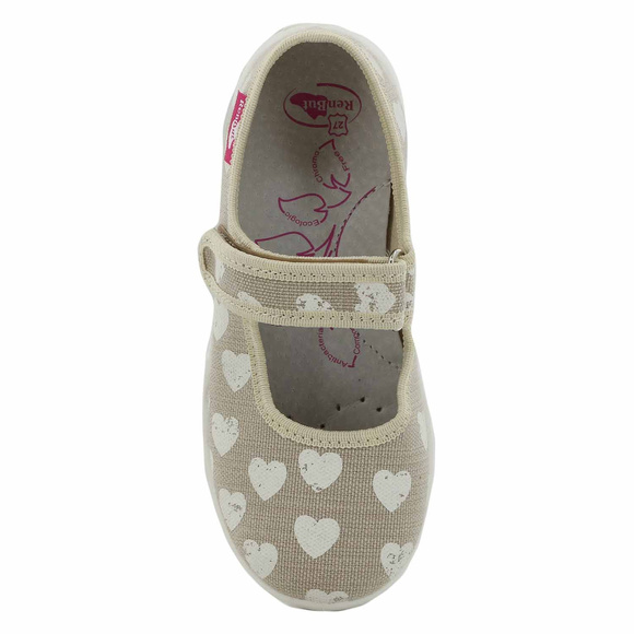 Kinder Hausschuhe Textilschuhe mit Klettverschluss