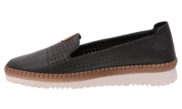 Damenschuhe durchbrochene Mokassins