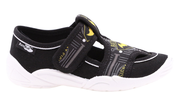 Kinder Hausschuhe Textilschuhe mit Klettverschluss