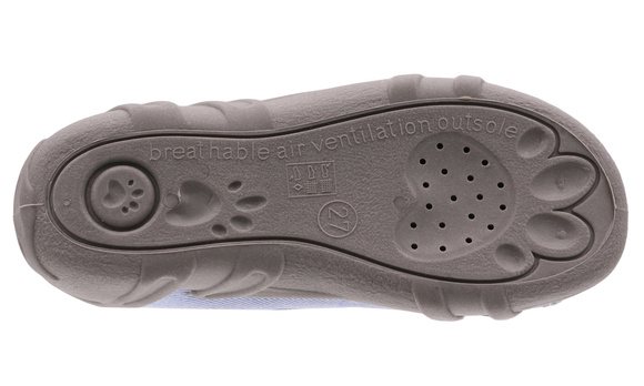 Kinder Textil Hausschuhe Sandalen mit Klettverschluss