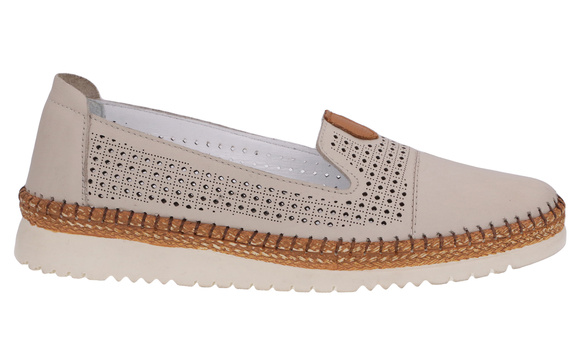 Damenschuhe durchbrochene Mokassins