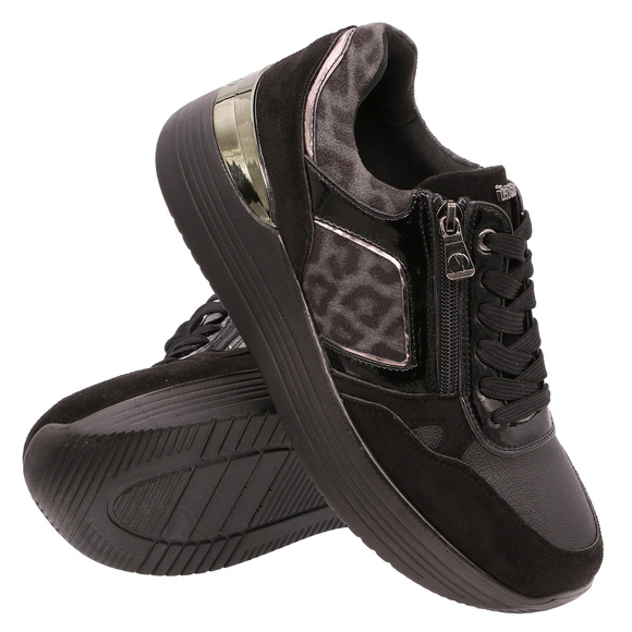 Sportliche Damen-Turnschuhe mit Reißverschluss