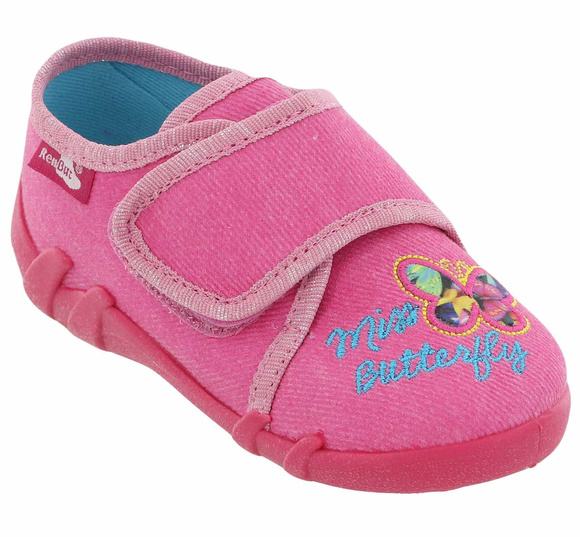 Kinder Hausschuhe Textilschuhe mit Klettverschluss