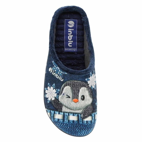 Damen Hausschuhe Hausschuhe Pinguin Schnee