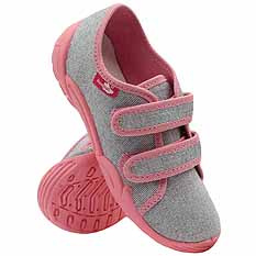 Kinder Hausschuhe Textilschuhe mit Klettverschluss