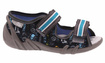Kinder Textil Hausschuhe Sandalen mit Klettverschluss